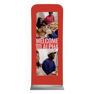 Alpha Welcome to Alpha 2'7" x 6'7" Sleeve Banners