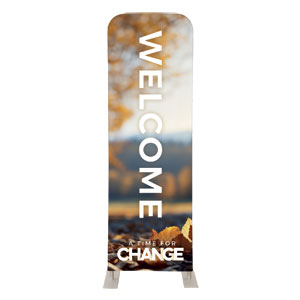 Time For Change 2' x 6' Sleeve Banner