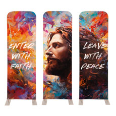 Enter With Faith Triptych 