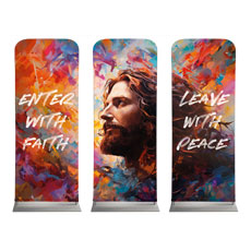 Enter With Faith Triptych 