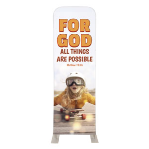 Kids All Things Are Possible 2' x 6' Sleeve Banner