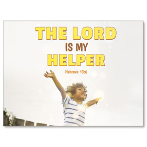 Kids Lord Is My Helper Jumbo Banners