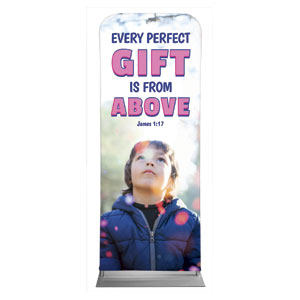 Kids Perfect Gift From Above 2'7" x 6'7" Sleeve Banners