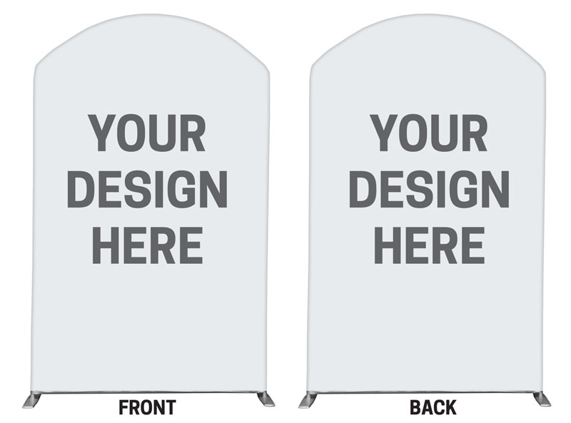 Banners, 5'x8' Curved Sleeve: Upload Your Design, 5' x 8' Curved Top