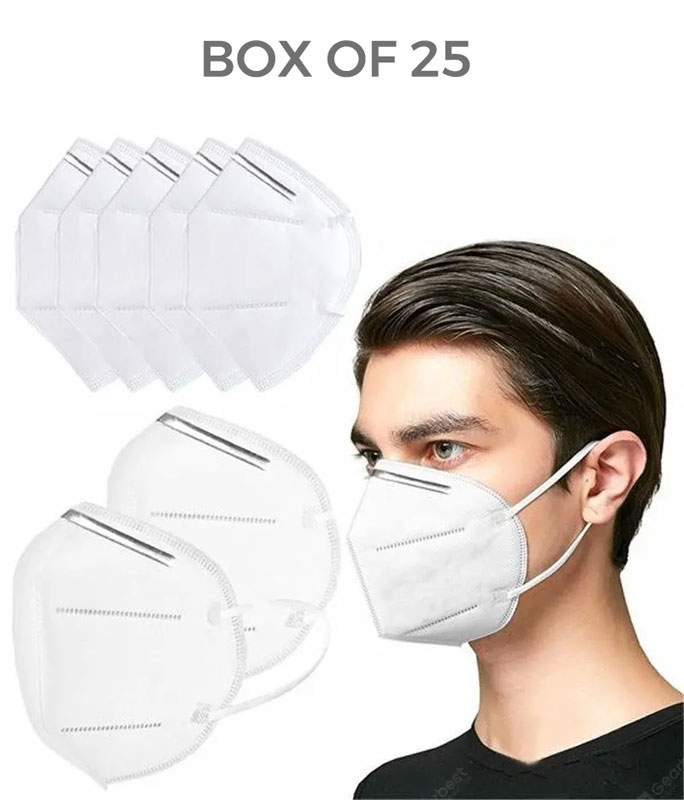 Safety Products, Safety, KN95 Certified Face Mask - Five Layer Protection - Box of 25