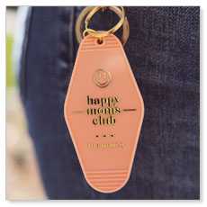 MomCo Happy Moms Club Keychain 