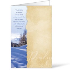 Torn Paper Winter 8.5 x 11 Bulletins 8.5 x 11