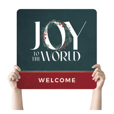 Joy to the World Wreath 