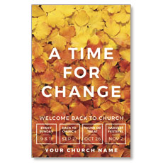 A Time for Change Fall Leaves 