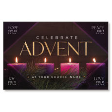 Celebrate Advent Candles 