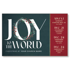 Joy to the World Wreath 