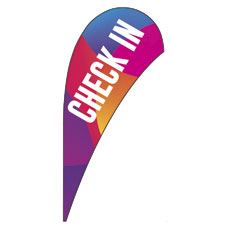 Curved Colors Check In 