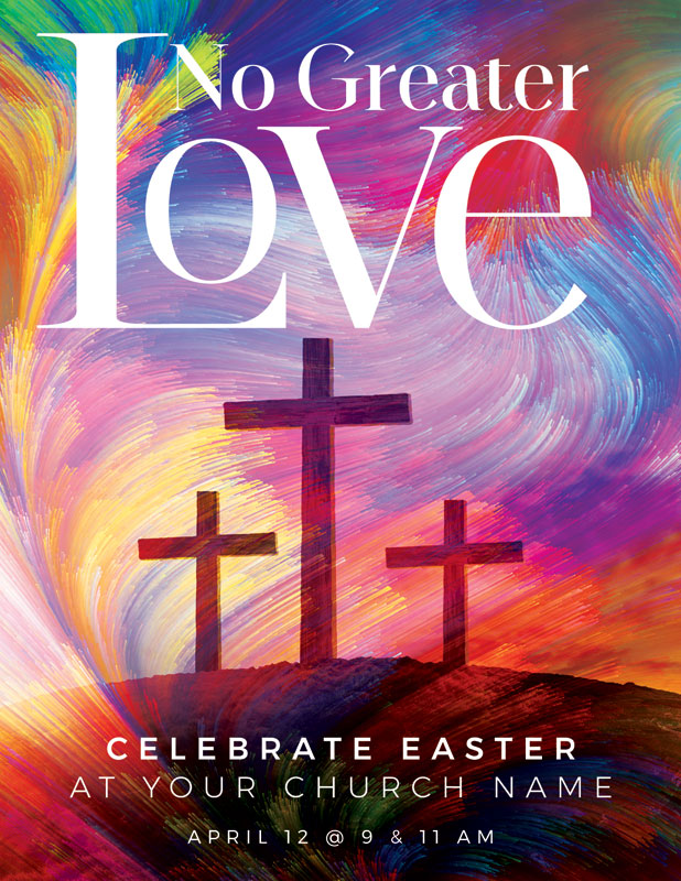 InviteCards, Easter, No Greater Love, 4.25 x 5.5