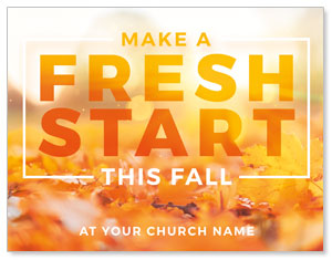 Fresh Start Fall ImpactMailers