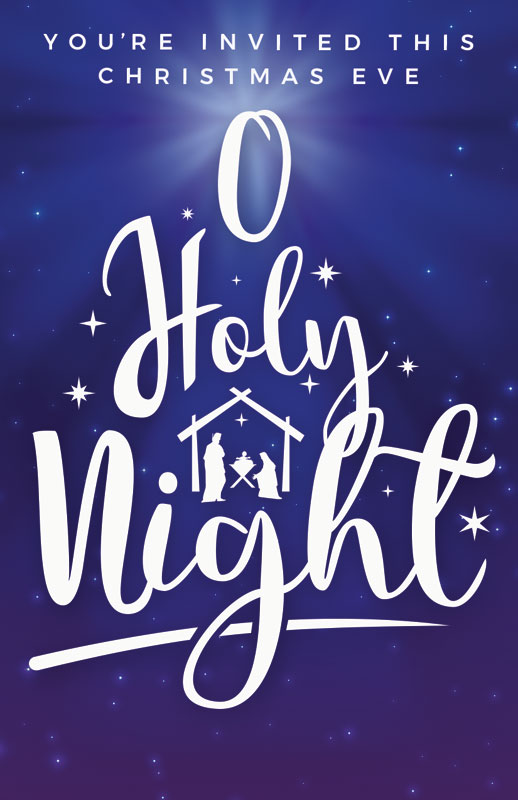 InviteCards, Christmas, O Holy Night, 4.25 x 2.75