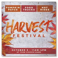 Harvest Festival Leaves 
