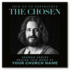 The Chosen Jesus Sermon Series Invite 