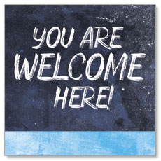 Blue Revival Welcome Here Invite 
