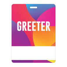 Curved Colors Greeter 