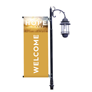 Hope Is Here Fall Light Pole Banners