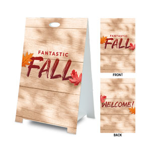 Fantastic Fall Coroplast A-Frame