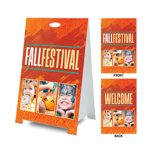 Fall Festival Events Coroplast A-Frame