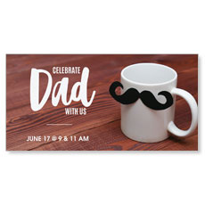 Dad Mustache Mug 