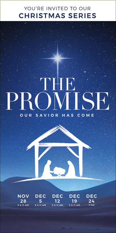 Church Postcards, Christmas, The Promise Manger, 5.5 x 11
