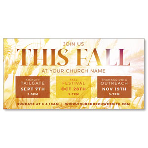 This Fall 11" x 5.5" Oversized Postcards