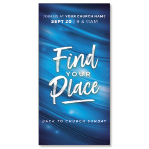 BTCS Find Your Place Waves 11" x 5.5" Oversized Postcards