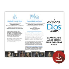 Explore God TriFold Brochure Spanish 