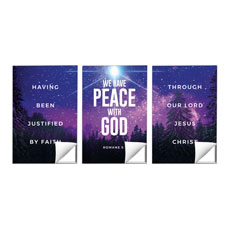 Peace On Earth Sky Triptych 