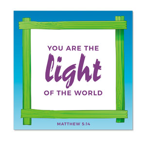 Adventure Kids Light Of The World 34.5" x 34.5" Rigid Wall Art