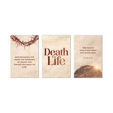 Death To Life Crown Triptych 