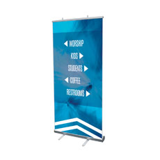 Chevron Welcome Blue Directional 