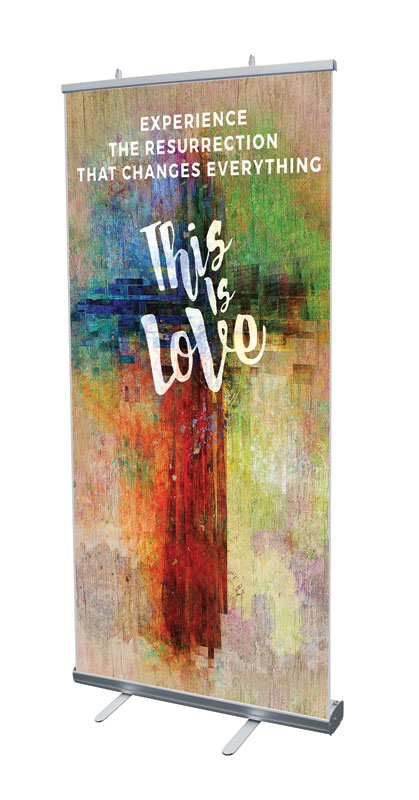 Banners, Easter, This is Love Easter, 4' x 6'7