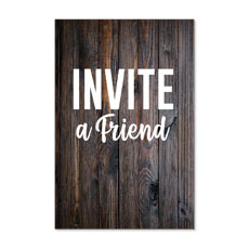 Dark Wood Invite A Friend 