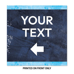 Blue Revival Your Text 23" x 23" Rigid Sign