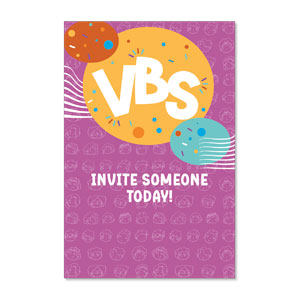 Confetti Kids VBS Invite Someone 23" x 34.5" Rigid Sign