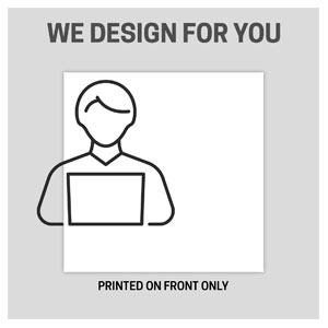 23" x 23" Rigid Sign Single Sided: Full Custom 23" x 23" Rigid Sign