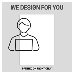 23" x 34.5" Rigid Sign Single Sided: Full Custom 23" x 34.5" Rigid Sign