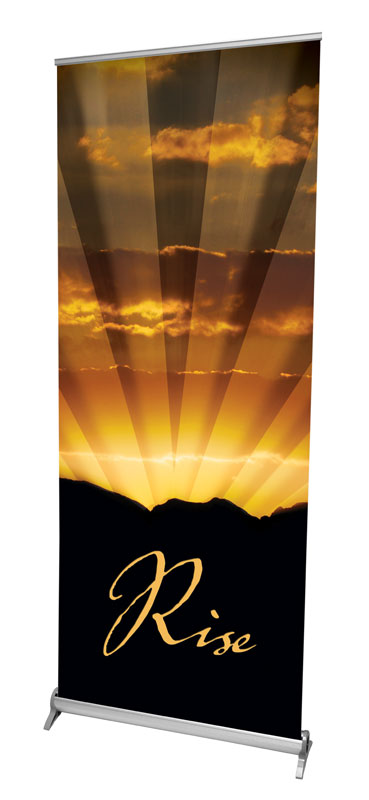 Banners, Easter, Rise, 2'7 x 6'7