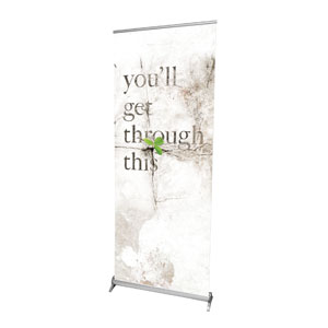 Get Through This 2'7" x 6'7"  Vinyl Banner