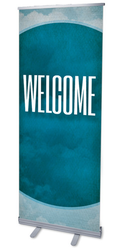 Banners, Directional, Celestial Welcome, 2'7 x 6'7