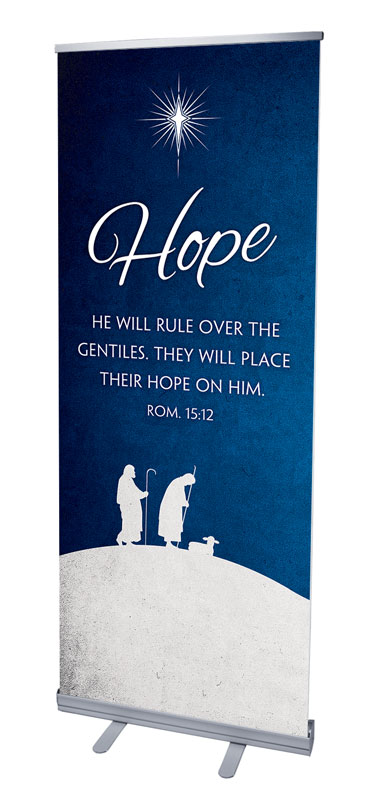 Banners, Christmas, Advent Hope, 2'7 x 6'7
