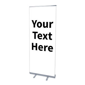 Build Your Design Black 2'7" x 6'7"  Vinyl Banner
