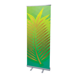 Bold Iconography Palm Branch 2'7" x 6'7"  Vinyl Banner