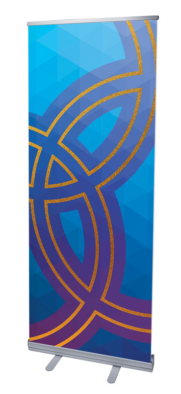 Banners, Icons, Bold Iconography Trinity, 2'7 x 6'7