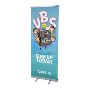 VBS Bible 2'7" x 6'7"  Vinyl Banner