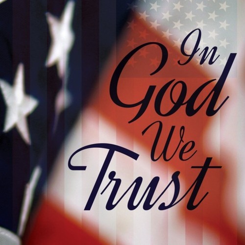 Banners, Summer - General, God We Trust, 3' x 3'